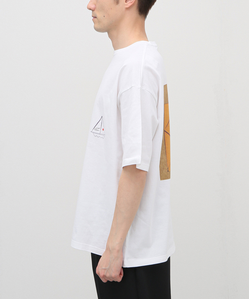 m's braque（エムズブラック）の「【m's braque / エムズ ブラック】ハーフスリーブtee PIANO（Tシャツ/カットソー・メンズ・ホワイト・MEDIUM）」の5枚目の写真