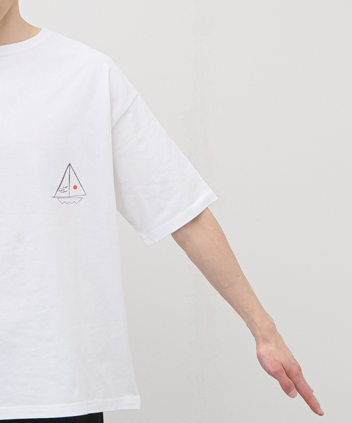 m's braque（エムズブラック）の「【m's braque / エムズ ブラック】ハーフスリーブtee PIANO（Tシャツ/カットソー・メンズ・ホワイト・MEDIUM）」の9枚目の写真