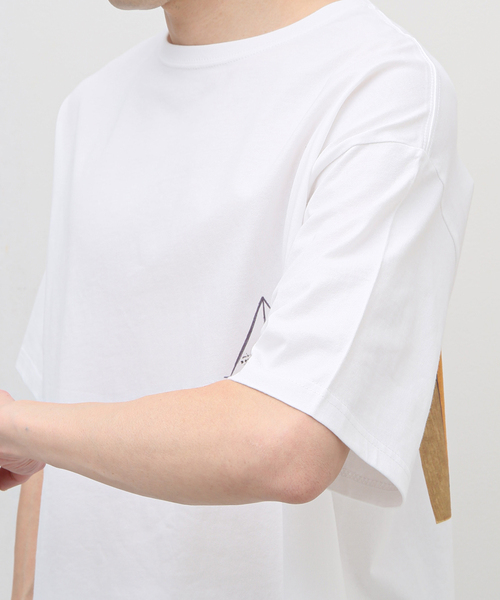 m's braque（エムズブラック）の「【m's braque / エムズ ブラック】ハーフスリーブtee PIANO（Tシャツ/カットソー・メンズ・ホワイト・MEDIUM）」の10枚目の写真