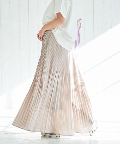 coen（コーエン）の「ヴィンテージライクプリーツスカート（スカート・レディース・ナチュラル/ネイビー/ダークグレー・FREE）」の9枚目の写真