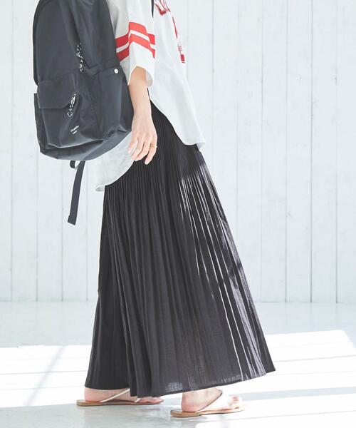 coen（コーエン）の「ヴィンテージライクプリーツスカート（スカート・レディース・ナチュラル/ネイビー/ダークグレー・FREE）」の12枚目の写真