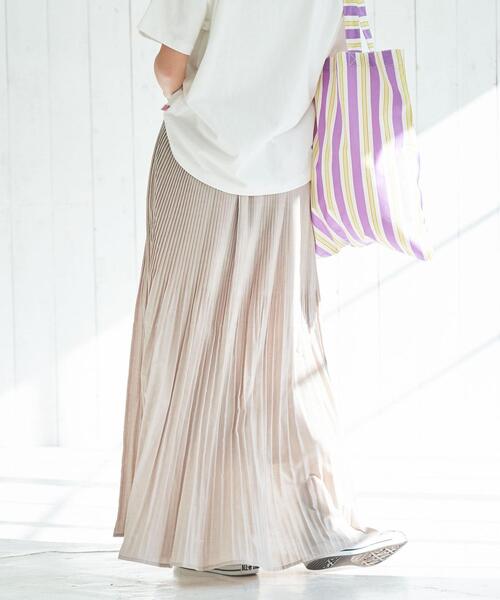 coen（コーエン）の「ヴィンテージライクプリーツスカート（スカート・レディース・ナチュラル/ネイビー/ダークグレー・FREE）」の17枚目の写真