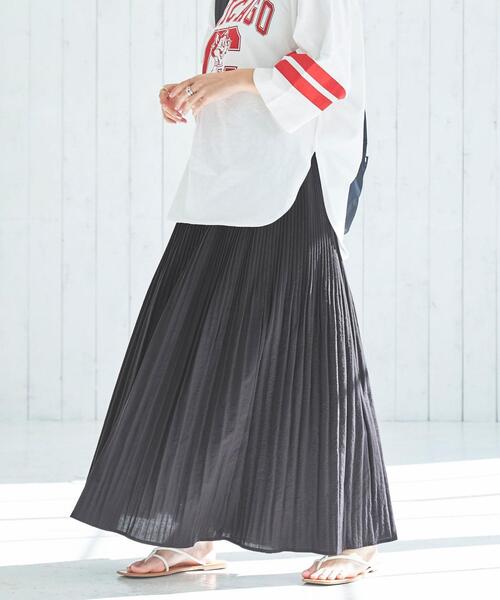 coen（コーエン）の「ヴィンテージライクプリーツスカート（スカート・レディース・ナチュラル/ネイビー/ダークグレー・FREE）」の20枚目の写真