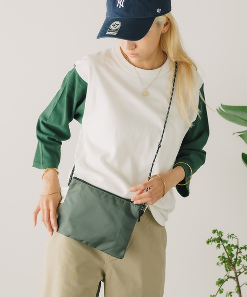 TRUSS（トラス）の「TRUSS/トラス リップミニサコッシュ（ショルダーバッグ・メンズ・オレンジ/ホワイト/ブラック/アーミー・FREE）」の8枚目の写真