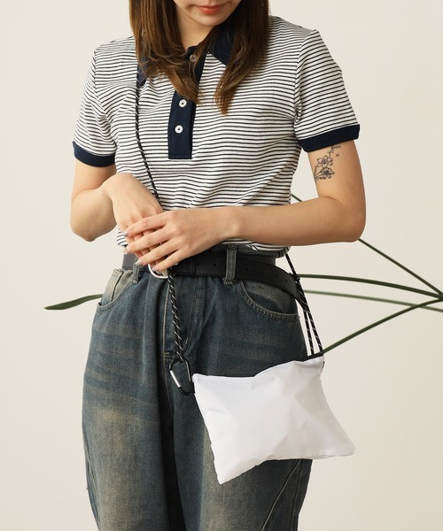 TRUSS（トラス）の「TRUSS/トラス リップミニサコッシュ（ショルダーバッグ・メンズ・オレンジ/ホワイト/ブラック/アーミー・FREE）」の17枚目の写真