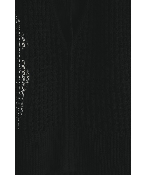 STYLEMIXER（スタイルミキサー）の「ドライニットクロシェベスト（ベスト・レディース・アイボリー/ブラック・FREE）」の18枚目の写真