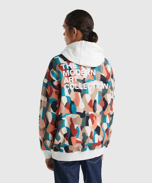 BENETTON (UNITED COLORS OF BENETTON)(ベネトンユナイテッドカラーズオブベネトン)の「カモフラージュ柄スウェットフードパーカー(パーカー・メンズ・マルチ・SMALL/MEDIUM/X-SMALL/LARGE)」の3枚目の写真