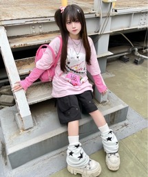 SETUPEXE | 【SETUP‐EXE / セットアップエグゼ】Back pocket strap short cargo Pants / ストラップ カーゴパンツ ハーフパンツ(カーゴパンツ)