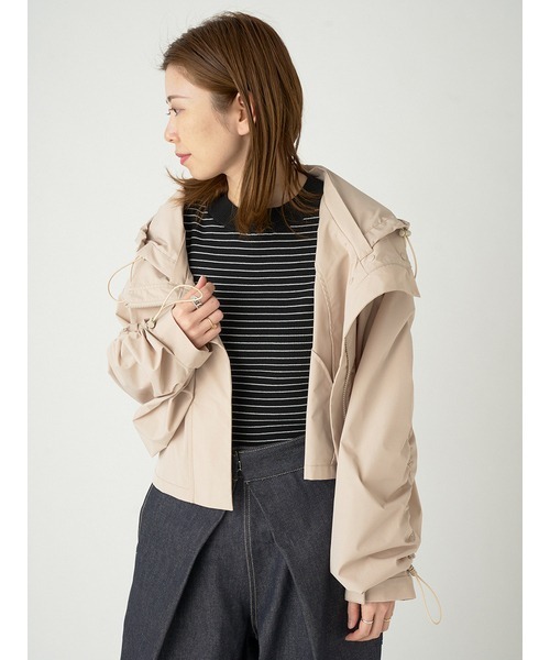 emmi（エミ）の「【emmi atelier】フロントタックワイドデニムパンツ（デニムパンツ・レディース・インディゴブルー・1/0）」の21枚目の写真