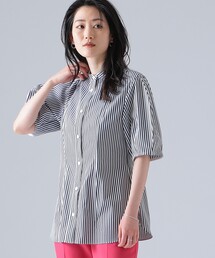 EFFE BEAMS（エッフェビームス）の「EFFE BEAMS / ストライプ ボリュームスリーブ ブラウス（シャツ/ブラウス）」