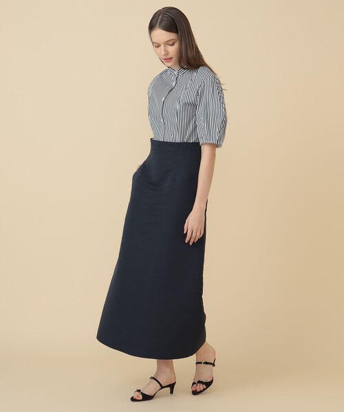 EFFE BEAMS（エッフェビームス）の「EFFE BEAMS / ストライプ ボリュームスリーブ ブラウス（シャツ/ブラウス・レディース・レッド/ブラック・38/36）」の14枚目の写真