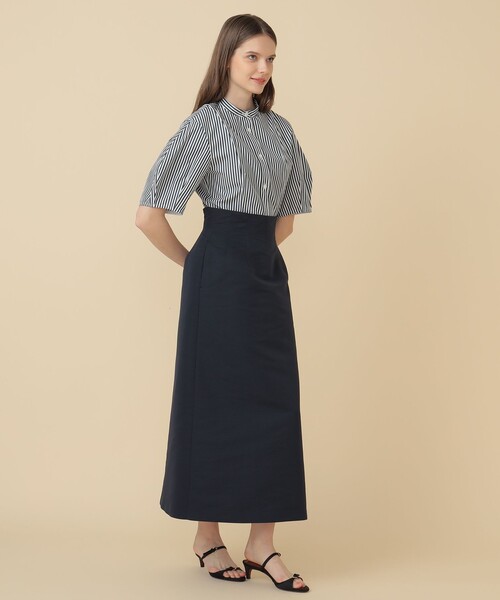 EFFE BEAMS（エッフェビームス）の「EFFE BEAMS / ストライプ ボリュームスリーブ ブラウス（シャツ/ブラウス・レディース・レッド/ブラック・38/36）」の16枚目の写真