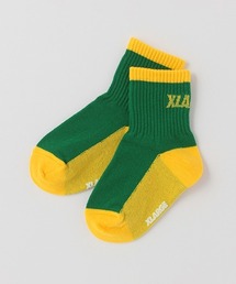 XLARGE KIDS（エクストララージキッズ）の「ロゴミドルソックス【日本製】（ソックス/靴下・キッズ）」