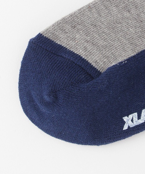 XLARGE KIDS（エクストララージキッズ）の「ロゴミドルソックス【日本製】（ソックス/靴下・キッズ・グリーン/ホワイト/グレー・15-17cm/17-19cm/19-21cm/13-15cm）」の7枚目の写真