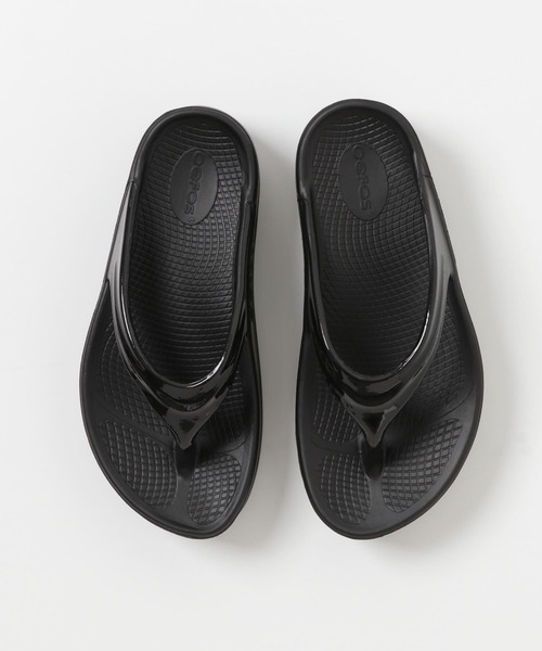 OOFOS（ウーフォス）の「OOFOS　OOmega（サンダル・レディース・ブラック/ベージュ系その他・6/7）」の3枚目の写真