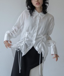 VACANCY | スリットドロストシアーシャツ(シャツ/ブラウス)