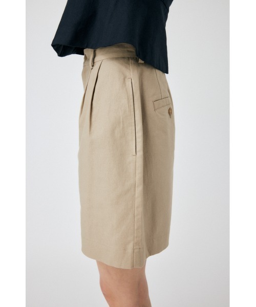 MOUSSY（マウジー）の「LINEN COTTON SHORT パンツ（その他パンツ・レディース・レッド/ライトブラック/ベージュ・1/2）」の6枚目の写真