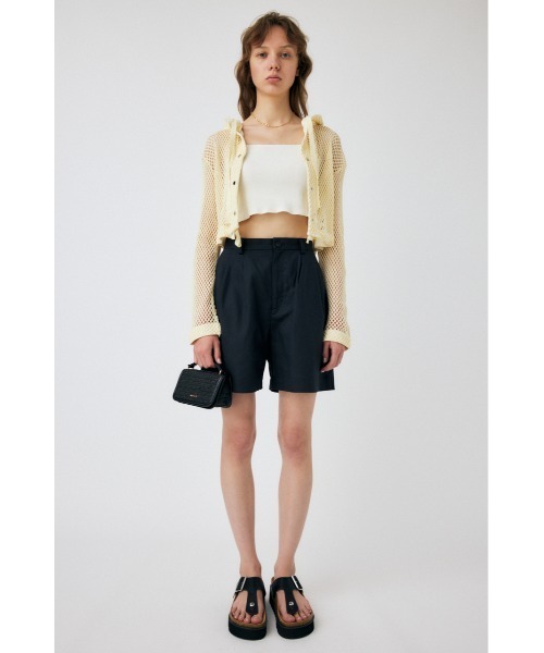 MOUSSY（マウジー）の「LINEN COTTON SHORT パンツ（その他パンツ・レディース・レッド/ライトブラック/ベージュ・1/2）」の11枚目の写真