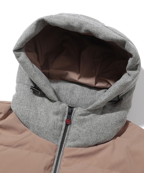 CROWDED CLOSET（クラウデッドクローゼット）の「【G-STAGE/ジーステージ】異素材コンビダウンジャケット（ブルゾン・メンズ・ネイビー/グレー/ベージュ・02/03）」の18枚目の写真