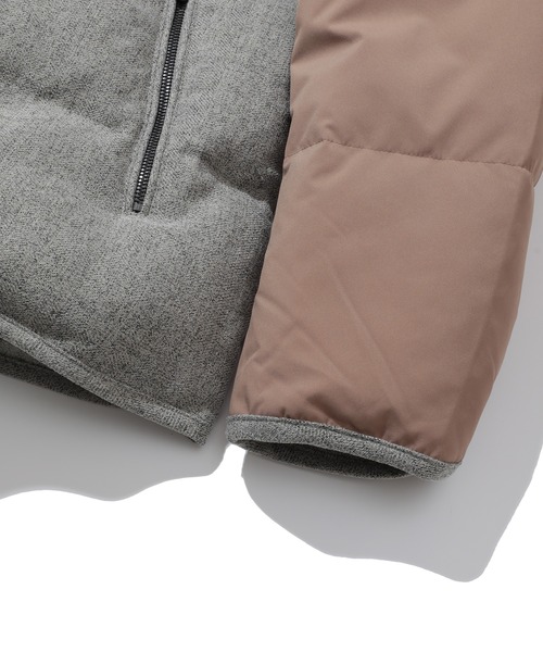 CROWDED CLOSET（クラウデッドクローゼット）の「【G-STAGE/ジーステージ】異素材コンビダウンジャケット（ブルゾン・メンズ・ネイビー/グレー/ベージュ・02/03）」の17枚目の写真