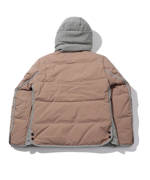 CROWDED CLOSET（クラウデッドクローゼット）の「【G-STAGE/ジーステージ】異素材コンビダウンジャケット（ブルゾン・メンズ・ネイビー/グレー/ベージュ・02/03）」の13枚目の写真