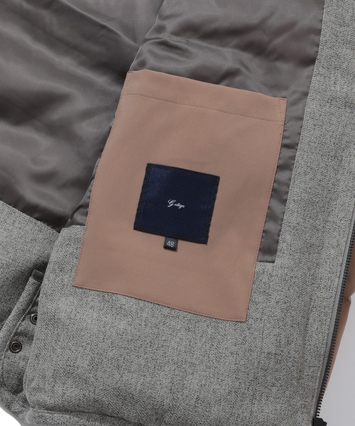 CROWDED CLOSET（クラウデッドクローゼット）の「【G-STAGE/ジーステージ】異素材コンビダウンジャケット（ブルゾン・メンズ・ネイビー/グレー/ベージュ・02/03）」の11枚目の写真