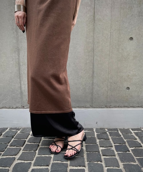 &g'aime(アンジェム)の「【&g’aime】ネックデザインニットワンピース(ワンピース・レディース・アイボリー/ブラック/ブラウン・FREE)」の19枚目の写真