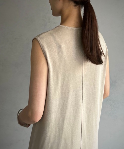 &g'aime(アンジェム)の「【&g’aime】ネックデザインニットワンピース(ワンピース・レディース・アイボリー/ブラック/ブラウン・FREE)」の12枚目の写真