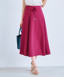 grove | 【お仕事にもおでかけにも】リボンベルト付きフレアスカート(スカート)