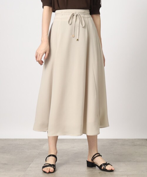 grove（グローブ）の「◆【お仕事にもおでかけにも】リボンベルト付きフレアスカート（スカート・レディース・ブラック/ピンク系その他/ライトベージュ・02/03/01/04/05）」の15枚目の写真