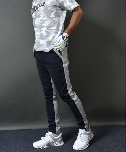 COMON GOLF(コモンゴルフ)の「ポンチ ジャージ素材 ゴルフウェア前後切替 ストレッチ ゴルフパンツ(スウェットパンツ・メンズ・ネイビー/杢グレー/ブラック・XXXL/L/M/XL/XXL)」の22枚目の写真