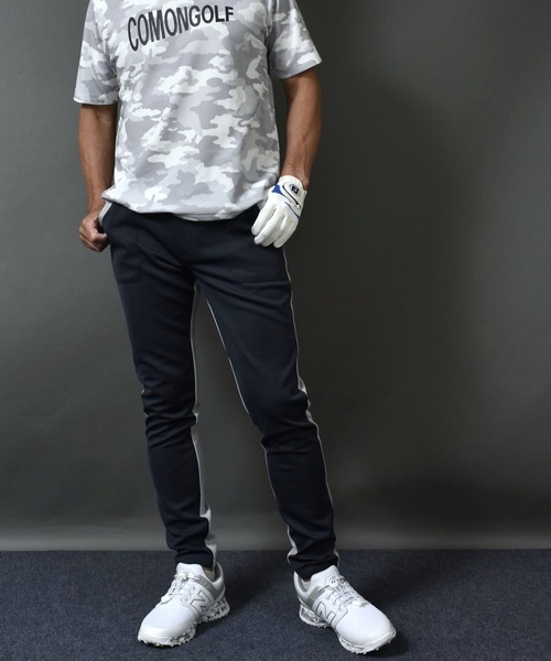 美品 ラッセルノ ジャージ スキニーパンツ 4 ポンチ素材 スウェット ゴルフ COMONGOLF スウェットパンツ ジャージ ポンチ ジャージ素材