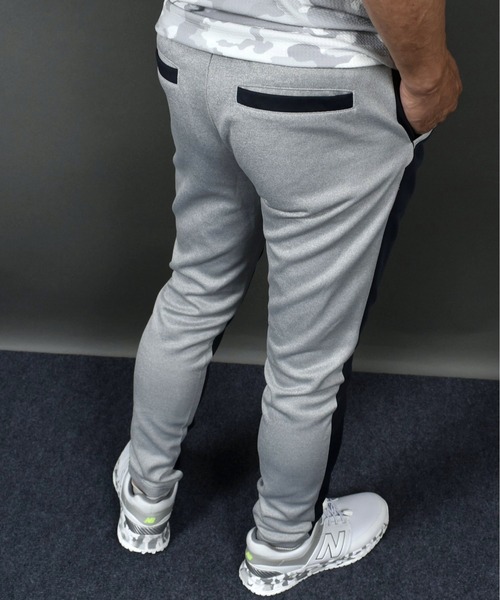 美品 ラッセルノ ジャージ スキニーパンツ 4 ポンチ素材 スウェット ゴルフ COMONGOLF スウェットパンツ ジャージ エアー ポンチゴルフ