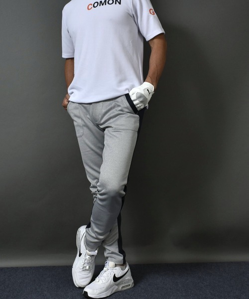 COMON GOLF(コモンゴルフ)の「ポンチ ジャージ素材 ゴルフウェア前後切替 ストレッチ ゴルフパンツ(スウェットパンツ・メンズ・ネイビー/杢グレー/ブラック・XXXL/L/M/XL/XXL)」の11枚目の写真