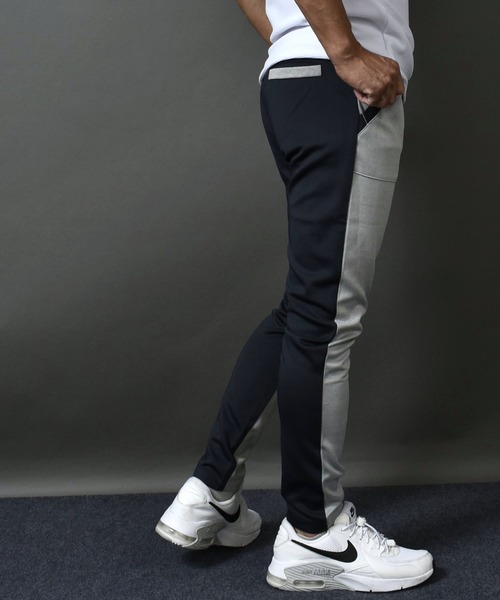COMON GOLF(コモンゴルフ)の「ポンチ ジャージ素材 ゴルフウェア前後切替 ストレッチ ゴルフパンツ(スウェットパンツ・メンズ・ネイビー/杢グレー/ブラック・XXXL/L/M/XL/XXL)」の12枚目の写真