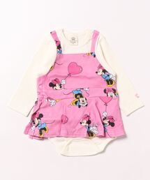 Disney（ディズニー）の「ディズニー 総柄 サロペット ロンパース 8534B（ロンパース・キッズ）」