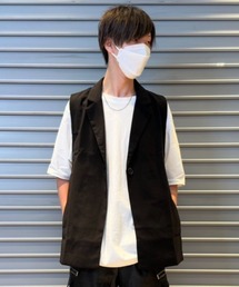NOVESSEL（ノベセル）の「A'GEM/9 × .kom『NOVESSEL/ノベセル』ベルトデザインベスト（ベスト）」
