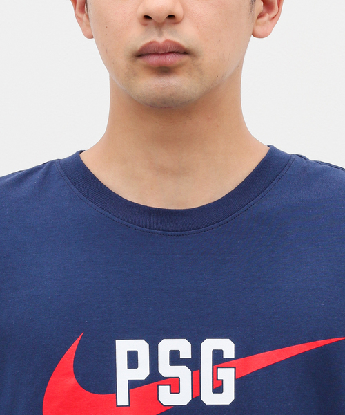 NIKE（ナイキ）の「【NIKE / ナイキ】PSG M NK SWOOSH TEE（Tシャツ/カットソー・メンズ・ホワイト/ネイビー・SMALL/MEDIUM/LARGE/X-LARGE/XX-LARGE）」の18枚目の写真