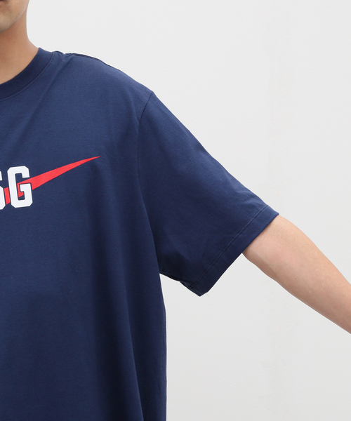 NIKE（ナイキ）の「【NIKE / ナイキ】PSG M NK SWOOSH TEE（Tシャツ/カットソー・メンズ・ホワイト/ネイビー・SMALL/MEDIUM/LARGE/X-LARGE/XX-LARGE）」の16枚目の写真