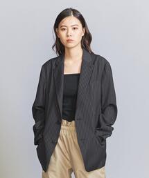 BEAUTY&YOUTH UNITED ARROWS | 【WEB限定】ソリッド＆ストライプ ツイル テーラードジャケット(テーラードジャケット)