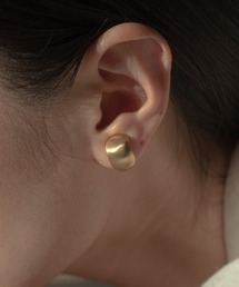 【novice】Hairline Finish Beans Earring