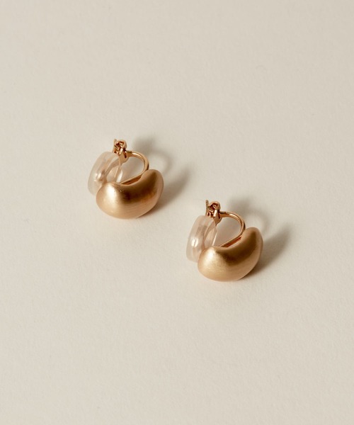 novice(ノーヴィス)の「【novice】Hairline Finish Beans Earring(イヤリング・レディース・ゴールド/シルバー・FREE)」の19枚目の写真