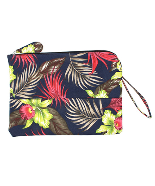 VENCEEXCHANGE（ヴァンスエクスチェンジ）の「ボタニカル柄クラッチバッグ（クラッチバッグ・メンズ・ブラック/スカイブルー・FREE）」の2枚目の写真