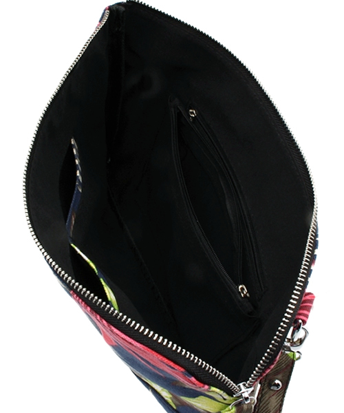 VENCEEXCHANGE（ヴァンスエクスチェンジ）の「ボタニカル柄クラッチバッグ（クラッチバッグ・メンズ・ブラック/スカイブルー・FREE）」の3枚目の写真