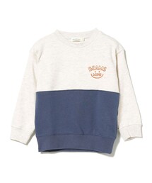 BEAMS mini | BEAMS mini / 切替 スマイル 刺繍 スウェット 23FW（90～130cm）(スウェット)