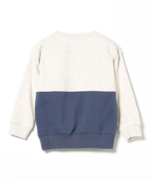 BEAMS mini（ビームスミニ）の「BEAMS mini / 切替 スマイル 刺繍 スウェット 23FW（90～130cm）（スウェット・キッズ・ホワイト系その他5/ブルー系その他3/レッド系その他2/ミント・120/90/130/100/110）」の12枚目の写真
