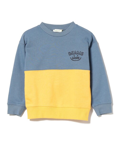 BEAMS mini（ビームスミニ）の「BEAMS mini / 切替 スマイル 刺繍 スウェット 23FW（90～130cm）（スウェット・キッズ・ホワイト系その他5/ブルー系その他3/レッド系その他2/ミント・120/90/130/100/110）」の20枚目の写真