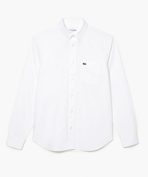 LACOSTE(ラコステ)の「オックスフォードボタンダウンシャツ(シャツ/ブラウス・メンズ・ダークネイビー/ホワイト/ライトブルー・38/40/41/39/42)」の11枚目の写真