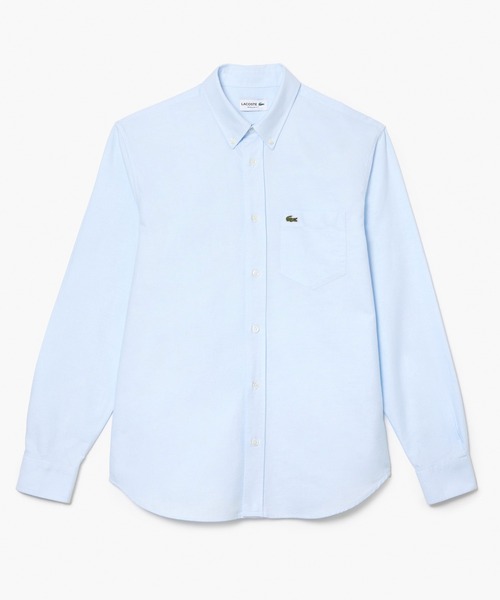 LACOSTE(ラコステ)の「オックスフォードボタンダウンシャツ(シャツ/ブラウス・メンズ・ダークネイビー/ホワイト/ライトブルー・38/40/41/39/42)」の16枚目の写真