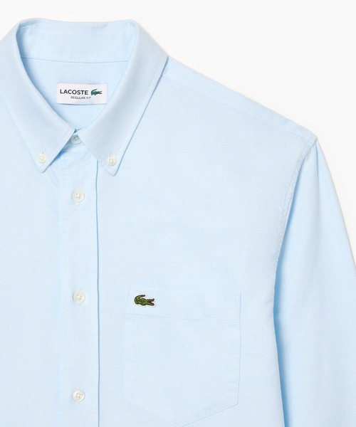 LACOSTE(ラコステ)の「オックスフォードボタンダウンシャツ(シャツ/ブラウス・メンズ・ダークネイビー/ホワイト/ライトブルー・38/40/41/39/42)」の17枚目の写真